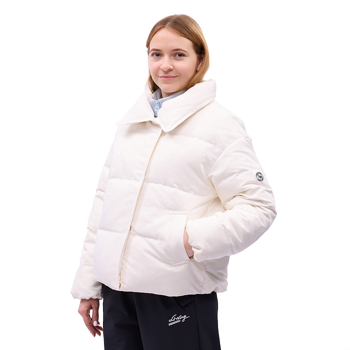 AYMV308-2 Пуховик Sports Style белый